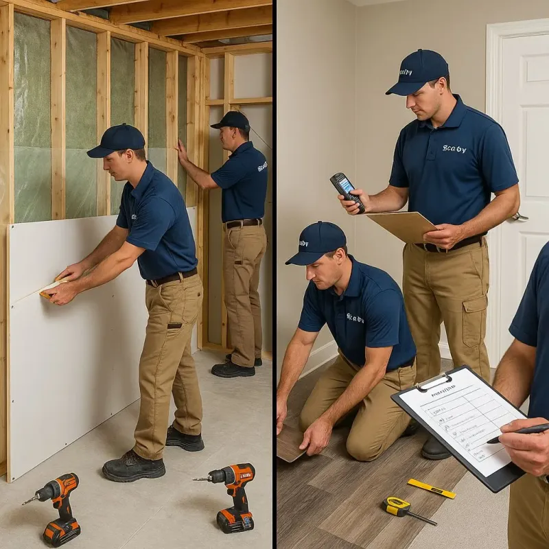 Repairs and Reconstruction process in La Salle County, TX